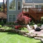 before and after backyard landscaping reston virginia